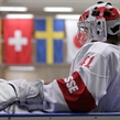 MALMO, SWEDEN - MARCH 31:  Switzerland's Florence Schelling #41 warms up before facing off against Team Japan during preliminary round action at the 2015 IIHF Ice Hockey Women's World Championship. (Photo by Francois Laplante/HHOF-IIHF Images)

